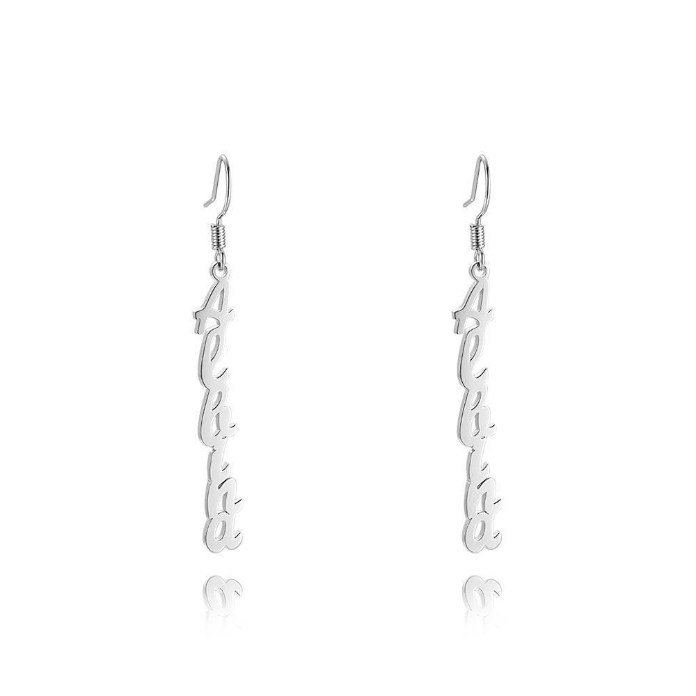 Personalized Drop Name Earrings