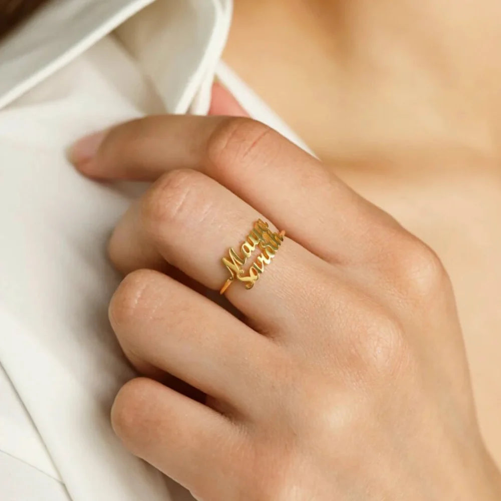 COUPLE NAME RING