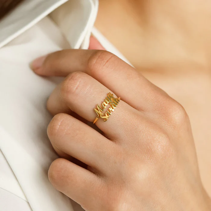 COUPLE NAME RING