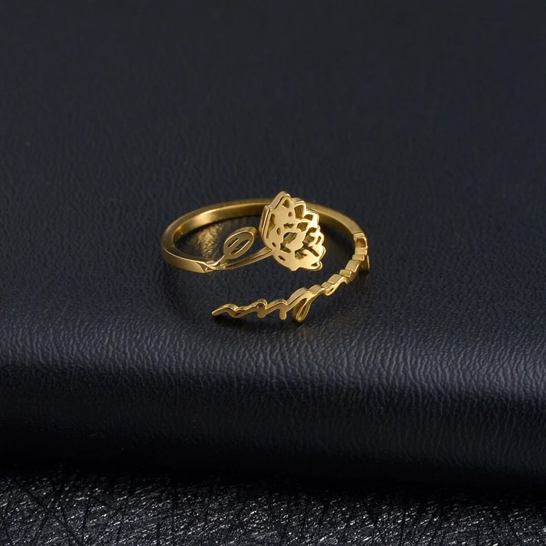 FLOWER NAME RING