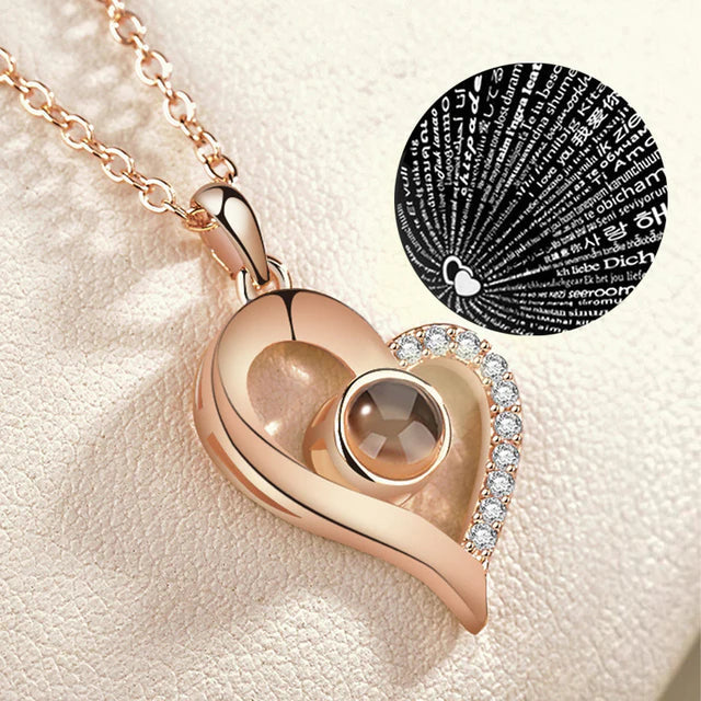 I LOVE YOU IN 100 LANGUAGES NECKLACE